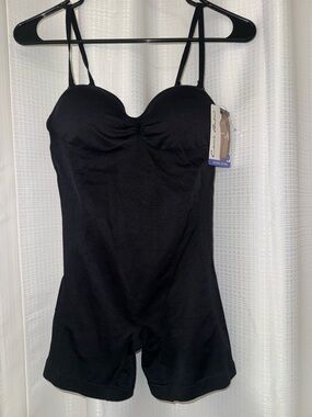 Black Seamless Shapewear Romper women’s large new shapewear
